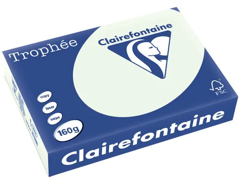 Trophée Pastel gekleurd papier A4 160 gram 250vel Lichtgroen