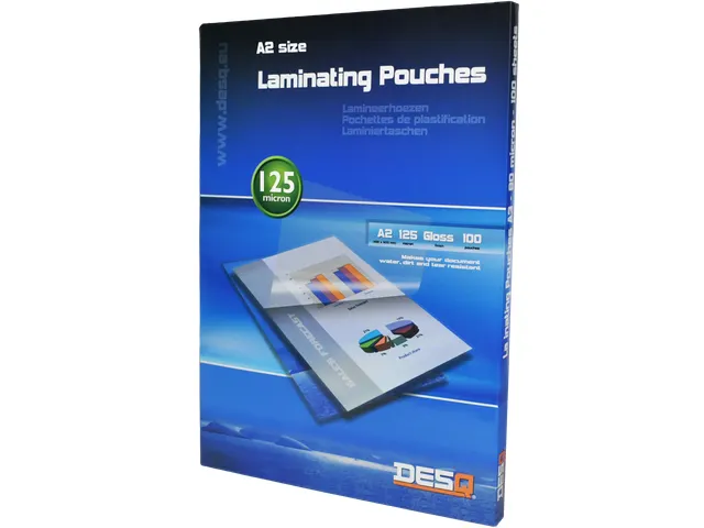 Lamineerhoes A2 Formaat 125 micron 100 Stuks
