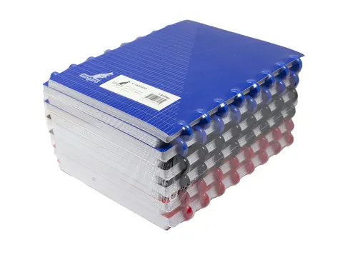 Schrift Kangaro 169x213mm ruit 4x8mm 90g 12 stuks assorti 3 kleuren
