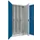 verticale kast cil.slot HxBxD 1950x1000x600mm RAL7035 front RAL5010