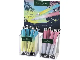 Balpen Faber-Castell Polyball Summer 24 x 2 kokers elk 12 stuks Sunset - 2