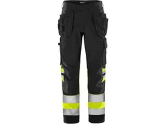 Fristads 2640 broek voor P/COT, geel/zwart, maat C52, per stuk