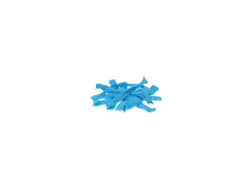 Haarnet CMT clip non-woven L 53cm PP blauw 100 stuks