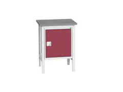 werkbank,HxBxD 780-930x700x600mm,linoleumblad,4voeten