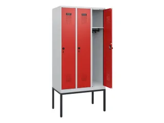 schoollocker,HxBxD 1950x900x500mm,3vak,vak B 300mm,draaigrendel - 1