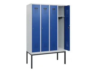 schoollocker,HxBxD 1950x1200x500mm,4vak,vak B 300mm,cil.-slot - 1