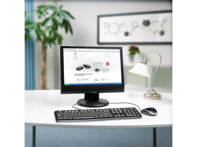 Toetsenbord K120 USB 2.0 AZERTY BE Zwart