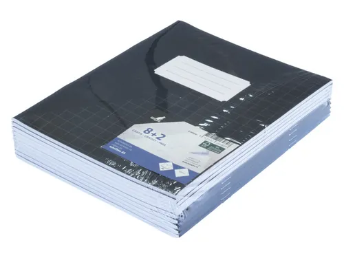 Schrift kangaro A5 ruit 10mm 80pagina's 60gram 10stuks zwart