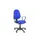 Bureaustoel EN1335 Linea Tiger 01 blauw/blauw met armleuning