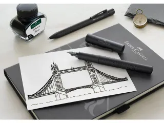Balpen Faber-Castell GRIP 2011 zwart mat XB - 6