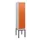 locker,HxBxD 1950x400x500mm,1vak,vak B 400mm,cil.-slot,voetonderstel