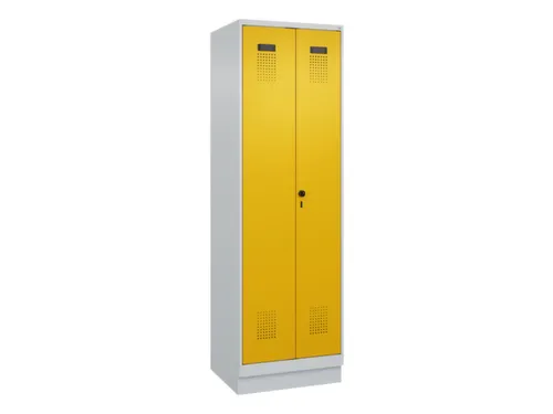 locker voor scheiding van kleding,HxBxD 1950x600x500mm,2vak