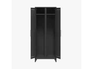 kleding-/wasgoedkast,HxBxD 1800x700x510mm,scheidingswand,4voeten - 3
