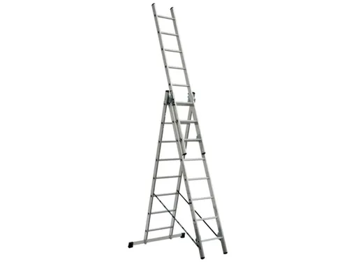 Multifunctionele Telescoopladder,3X8,Sporten,Aluminium