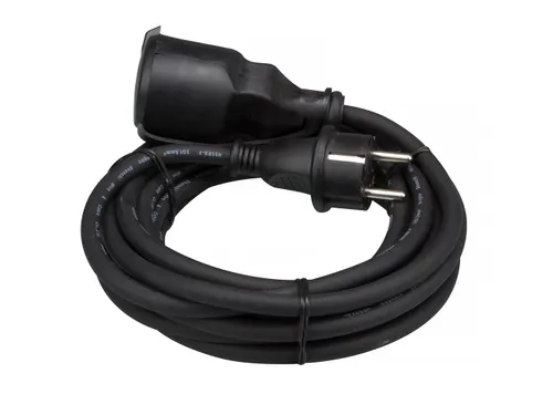 Rubber Verlengkabel - 5 M - 3g1.5 - Penaarde IP44