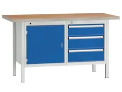 Werkbank Hxbxd 840X1500X700Mm 1Lade 150Mm 2Laden 175Mm 1Kastvak 500Mm