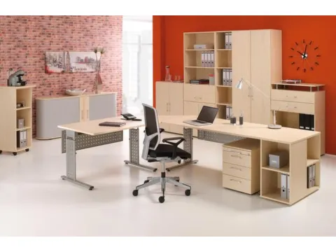 Bureau C-Poot Hxbxd 680-820X1200X800Mm Esdoorn