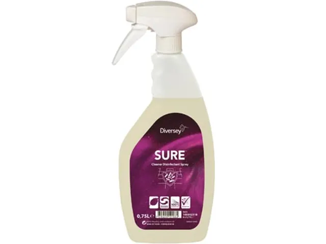 Diversey Desinfectiemiddel Sure, Flacon Van 750ml