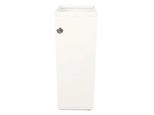 Modulaire Afvalbak met Deur en Zakhouder 55 Liter Wit
