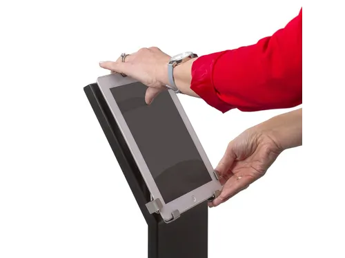 Trigrip Tablethouder Vloerstandaard Staal Zwart
