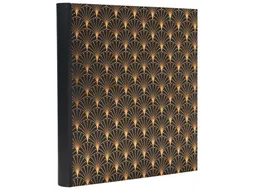 Fotoalbum Exacompta 29x32cm 60 zwarte pagina's Néo Déco zwart