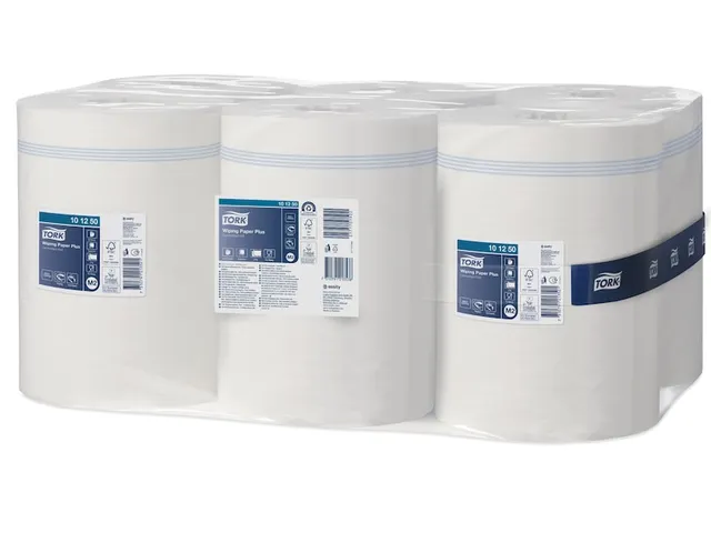 Poetsrol Tork 2-laags Wit 101250 M2 160 Meter Pallet