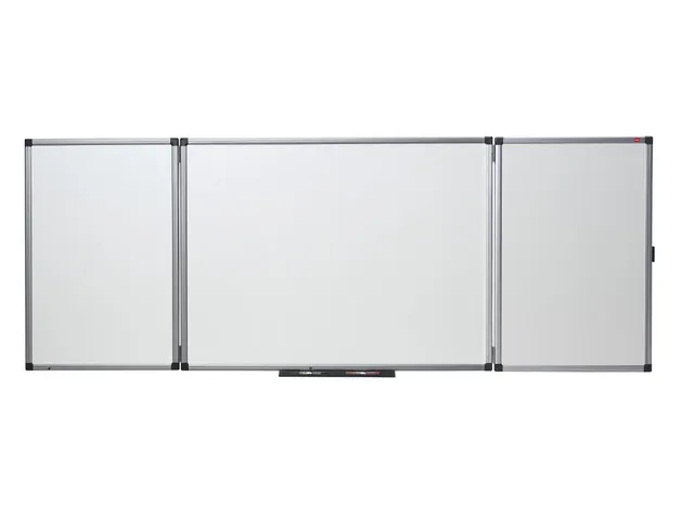 Tableau blanc Triptyque Émaillé Magnétique 150x120cm (fermé)