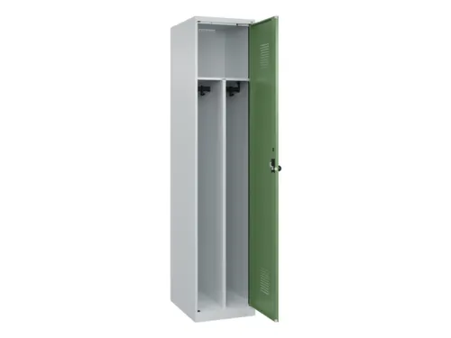 locker voor scheiding van kleding,HxBxD 1850x400x500mm,1vak
