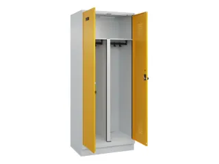PBM-locker,HxBxD 1950x800x500mm,2vak,vak B 400mm,draaigrendel - 1