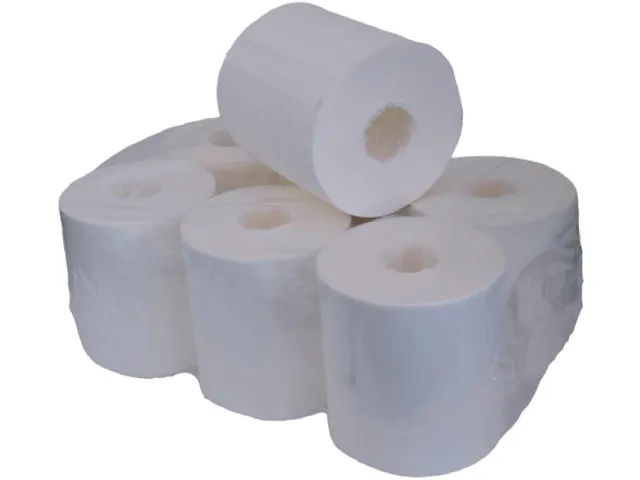 Poetspapier Midi 1-laags 275 m, pak van 6 rollen