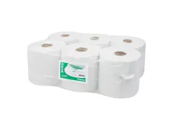 Euro Products P53520 Midi Poetspapier Recycled 1-laags 300 Meter 6 Rol
