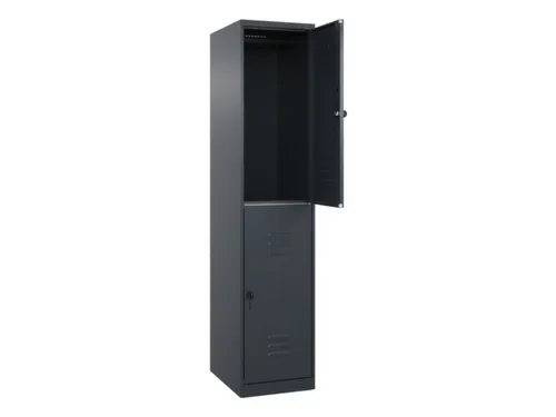 dubbeldekse locker,HxBxD 1850x400x500mm,1x2vak.,vak B 400mm