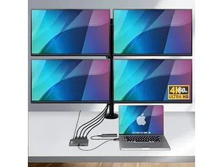USB-C naar Quad-Monitor Adapter 4K 60Hz DisplayPort - 3