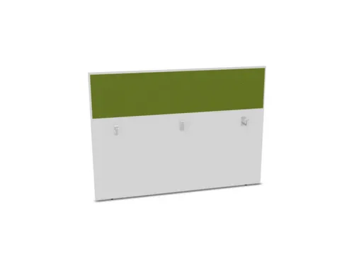 baliepaneel,v. bureau,aanbouw achter,B 1600mm,Bl-wit,BN7048-groen