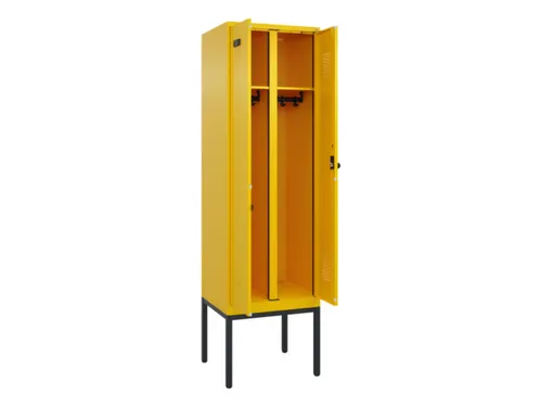 locker voor scheiding van kleding,HxBxD 2120x600x500mm,2vak