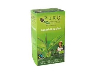 Puro Bio thee English Breakfast fairtrade zakjes - 1