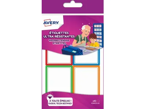 Family weerbestendige etiketten 45 x 65 cm assorti