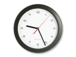 Radiowandklok Ø 25 cm Met Cijferaanduiding - 1