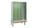 locker voor scheiding van kleding,HxBxD 2120x1200x815mm,4vak