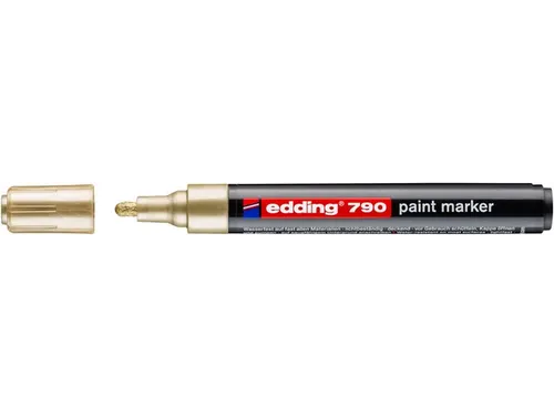 Paintmarker edding 790 op alcoholbasis 2-3mm goud