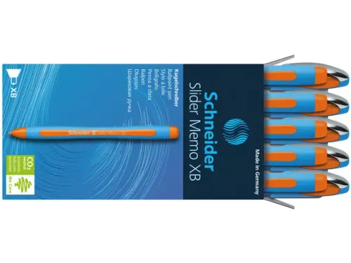 Schneider Balpen Slider Memo XB 1,4mm Oranje