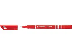 Fineliner STABILO Sensor 189/40 fijn rood