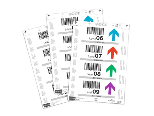Papieren inserts voor documenthouders 150x67mm (80 kaartjes)