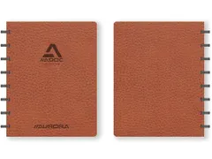 Business schrift A5 144 bladzijden geruit 5 mm bruin