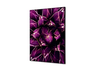 Wanddecoratie Textiel Set A2 Cactus Paars - 1
