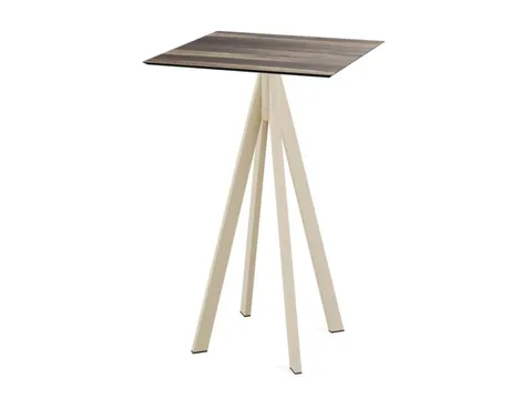 statafel,HxBxD 1090x700x700mm,rechthoekig,4voeten zandkleuren