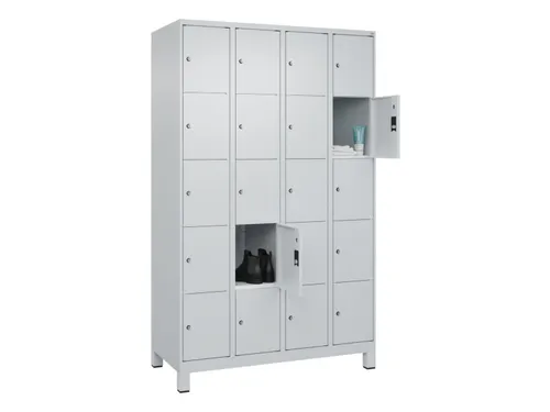 lockerkast HxBxD 1950x1200x500mm 4x5vakken cil.-slot voeten