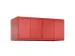 opzetkast,v. locker voor scheiding van kleding,4vak.,vak B 300mm