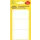 Etiket Avery Zweckform 3084 66x38mm wit 18stuks