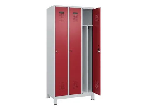 locker voor scheiding van kleding,HxBxD 1950x900x500mm,3vak